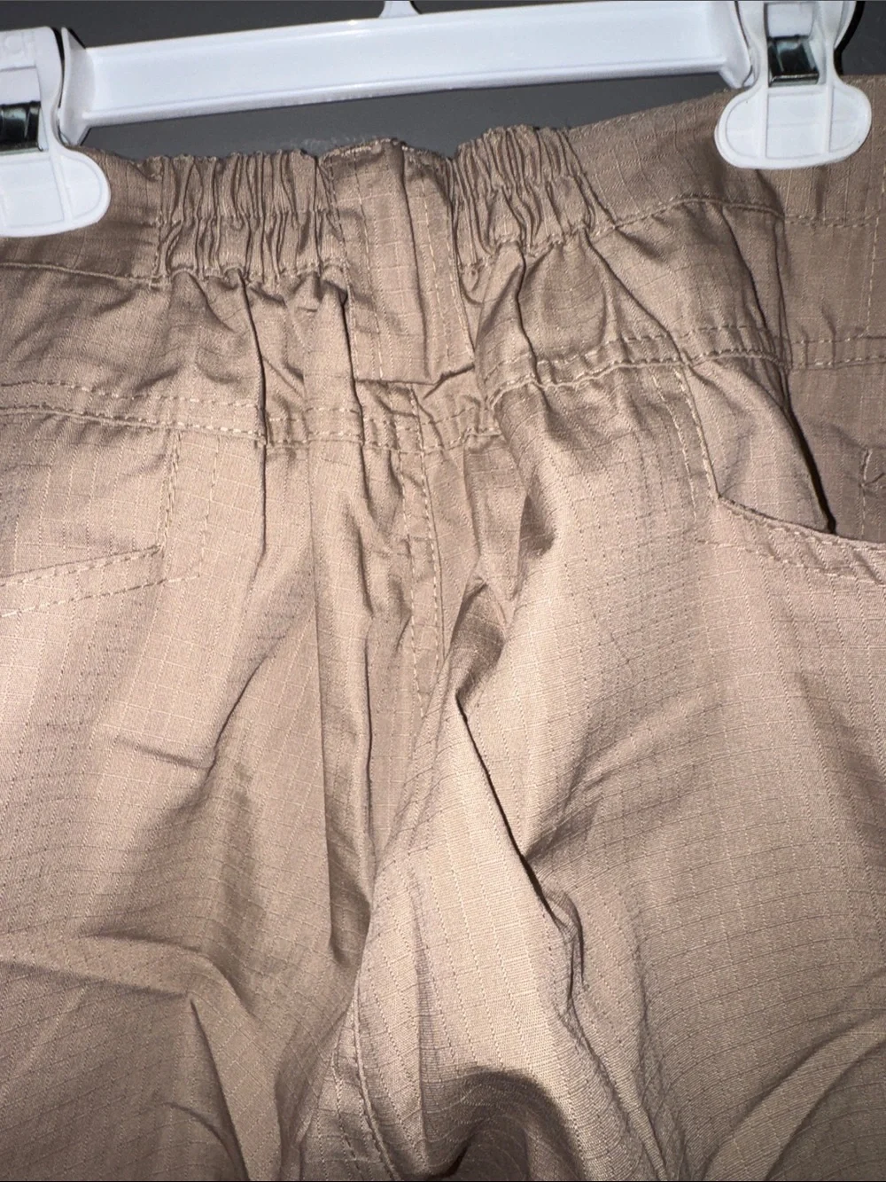 Men's Tan Utility Cargo Pants with Multiple Pockets